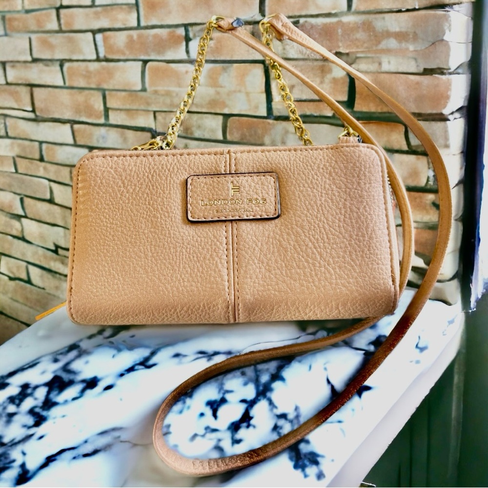 Diana Pebble Double Wallet Crossbody - EUC